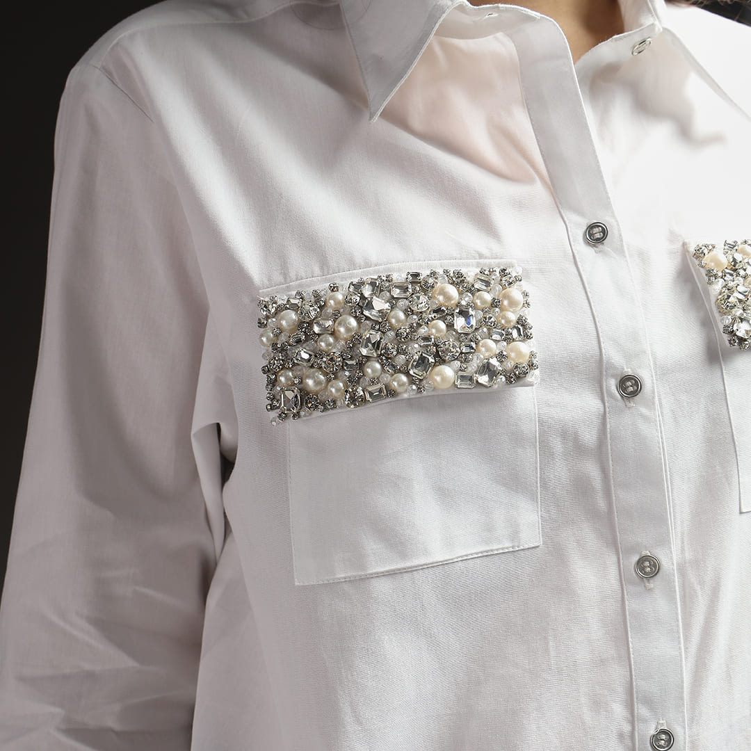 Starlight Pocket Shirt White